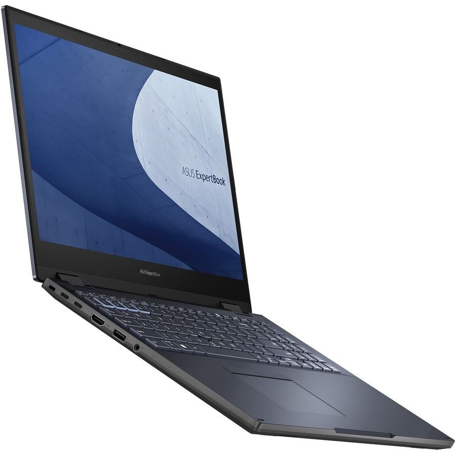 Asus ExpertBook B2 Flip B2502F B2502FBA-C53P-CA 15.6" Touchscreen Convertible 2 in 1 Notebook - Full HD - Intel Core i5 12th Gen i5-1240P - 16 GB - 512 GB SSD - Star Black B2502FBA-C53P-CA