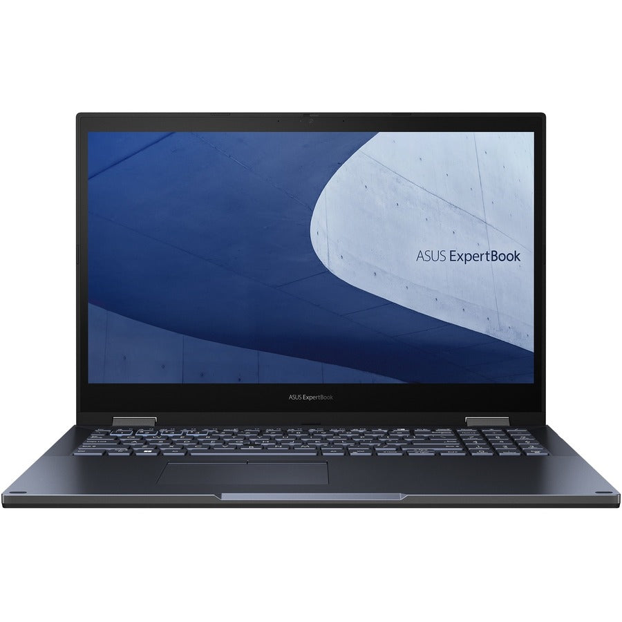 Asus ExpertBook B2 Flip B2502F B2502FBA-C53P-CA 15.6" Touchscreen Convertible 2 in 1 Notebook - Full HD - Intel Core i5 12th Gen i5-1240P - 16 GB - 512 GB SSD - Star Black B2502FBA-C53P-CA