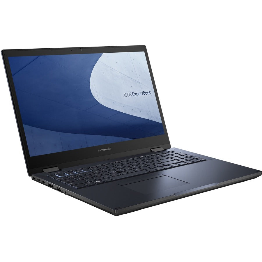 Asus ExpertBook B2 Flip B2502F B2502FBA-C53P-CA 15.6" Touchscreen Convertible 2 in 1 Notebook - Full HD - Intel Core i5 12th Gen i5-1240P - 16 GB - 512 GB SSD - Star Black B2502FBA-C53P-CA