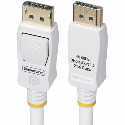 Câble DisplayPort de 1,8 m de StarTech.com - Blanc DP12-CABLE-6FTW