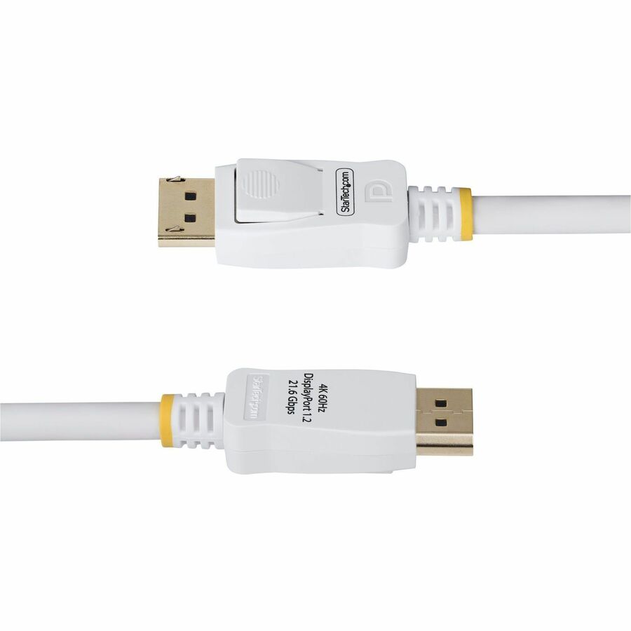 Câble DisplayPort de 1,8 m de StarTech.com - Blanc DP12-CABLE-6FTW