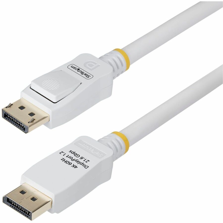 Câble DisplayPort de 1,8 m de StarTech.com - Blanc DP12-CABLE-6FTW