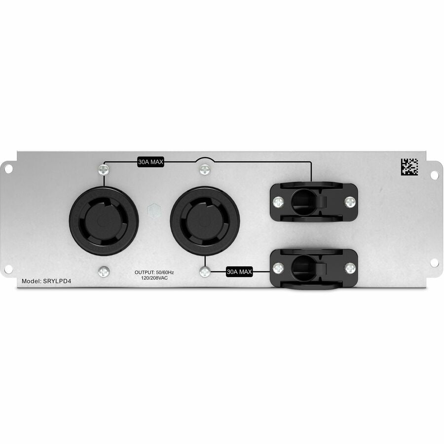 Kit de plaque arrière APC by Schneider Electric avec 2x NEMA L14-30R pour Smart-UPS Modular Ultra SRYLPD4