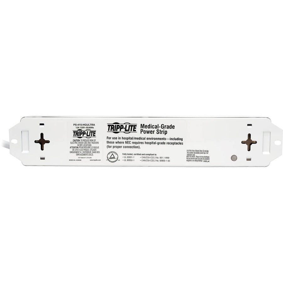 Multiprise Tripp Lite à 4 prises de qualité médicale PS-415-HGULTRA