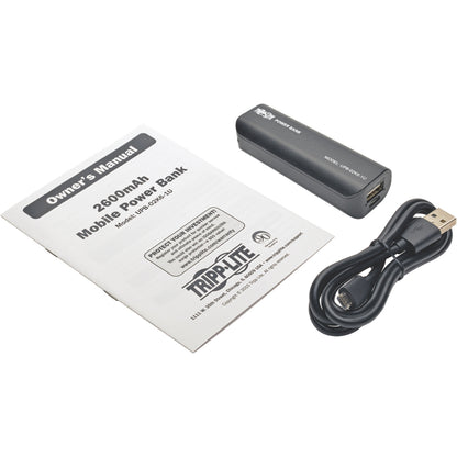 Chargeur de batterie USB portable Tripp Lite by Eaton 2600 mAh UPB-02K6-1U
