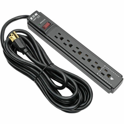 Multiprise avec parasurtenseur Tripp Lite, 6 prises, cordon de 15 pi, noir, 790 J - 6 x NEMA 5-15R - 1875 VA - 790 J - Entrée 120 V CA TLP615B