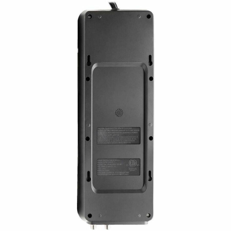 Multiprise avec parasurtenseur Tripp Lite 12 prises, 2 ports de chargement USB Tél/Modem/Coax - 12 x NEMA 5-15R, 2 x USB - 1800 VA - 4320 J - Entrée 120 V CA - Téléphone/Fax/Modem/DSL, Câble coaxial TLP128TTUSBB