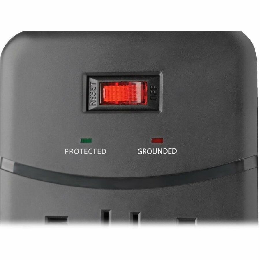 Multiprise avec parasurtenseur Tripp Lite 12 prises, 2 ports de chargement USB Tél/Modem/Coax - 12 x NEMA 5-15R, 2 x USB - 1800 VA - 4320 J - Entrée 120 V CA - Téléphone/Fax/Modem/DSL, Câble coaxial TLP128TTUSBB