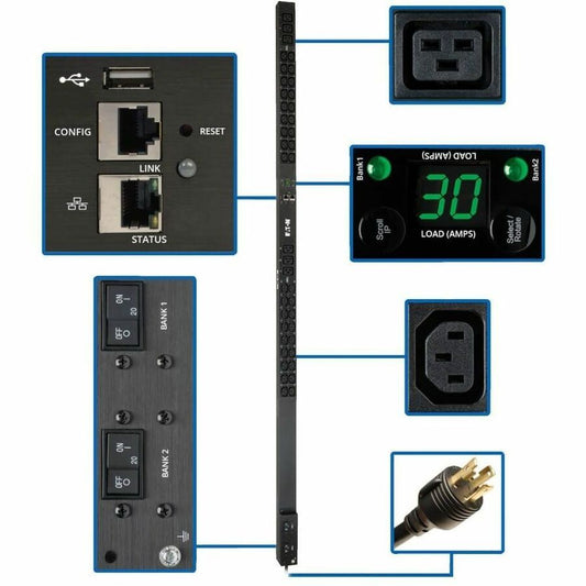 PDU à 42 prises Tripp Lite par Eaton PDUMNV30HV2LX PDUMNV30HV2LX