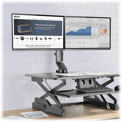 Support de bureau Tripp Lite by Eaton DDR1727DC pour moniteur, écran plat, téléviseur - Noir DDR1727DC