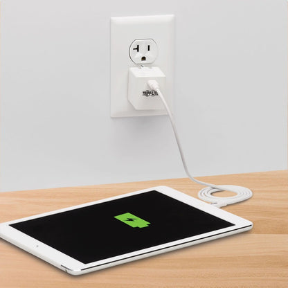 Chargeur mural compact USB-C 40 W Tripp Lite par Eaton - Technologie GaN, USB-C Power Delivery 3.0 U280-W01-40C1