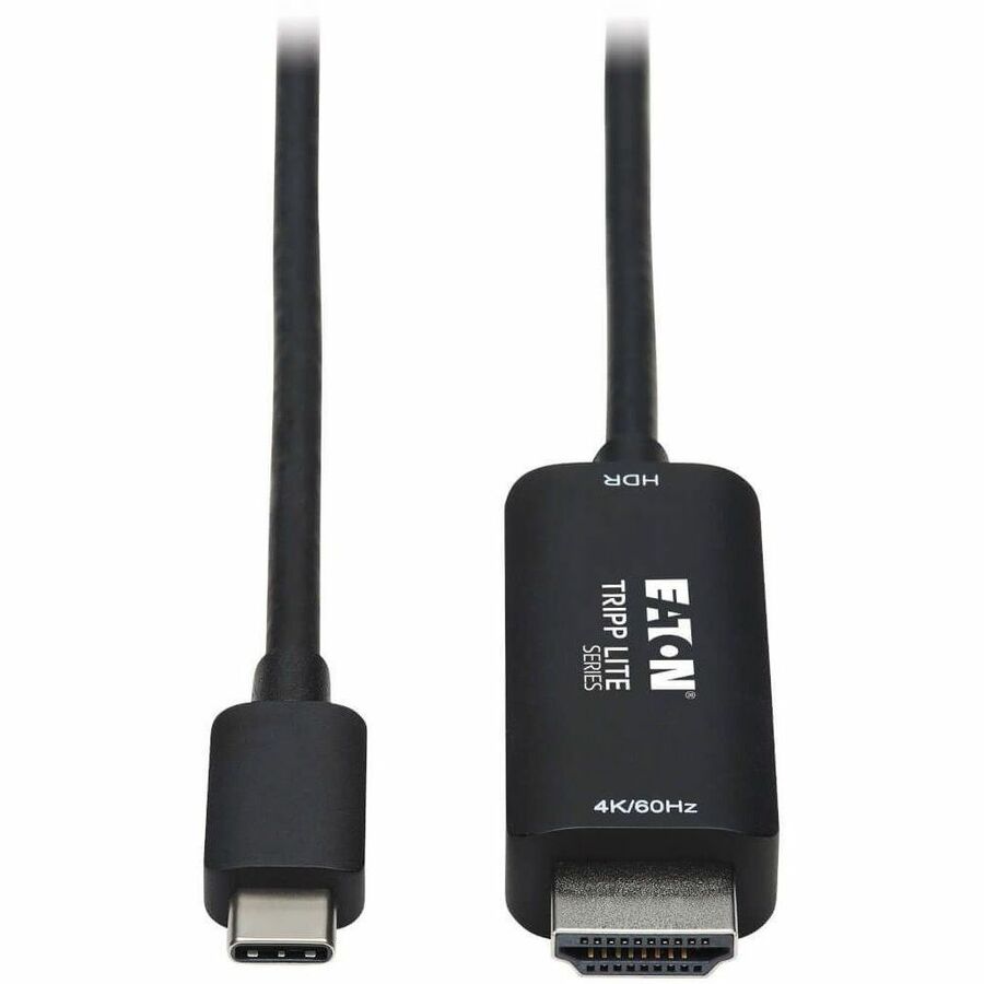 Câble adaptateur USB-C vers HDMI Tripp Lite par Eaton U444-006-HDR2BE, M/M, noir, 6 pi. U444-006-HDR2BE