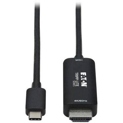 Câble adaptateur USB-C vers HDMI Tripp Lite par Eaton U444-006-HDR2BE, M/M, noir, 6 pi. U444-006-HDR2BE