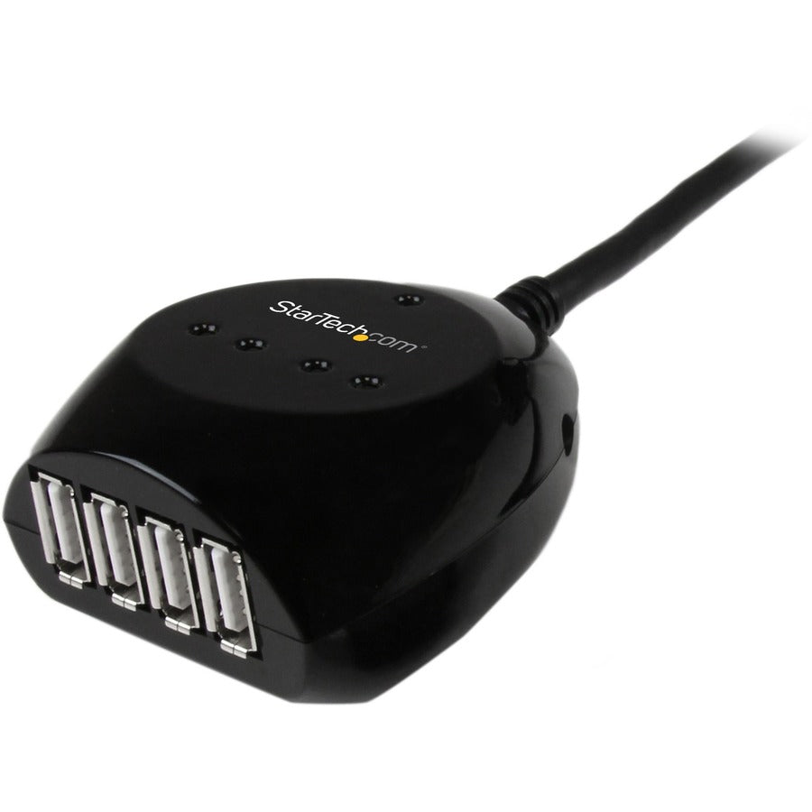 Câble USB 2.0 actif StarTech.com de 15 m avec hub à 4 ports USB2EXT4P15M
