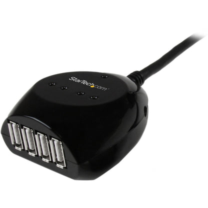 Câble USB 2.0 actif StarTech.com de 15 m avec hub à 4 ports USB2EXT4P15M