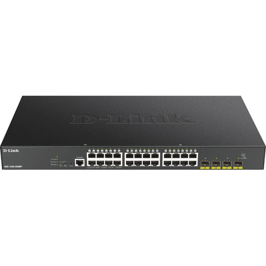 Commutateur PoE intelligent géré 10 Gigabit à 28 ports D-Link DGS-1250-28XMP