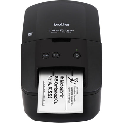 Imprimante thermique directe de bureau Brother QL-600 - Monochrome - Impression d'étiquettes - USB QL-600