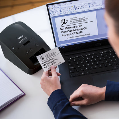 Imprimante thermique directe de bureau Brother QL-600 - Monochrome - Impression d'étiquettes - USB QL-600