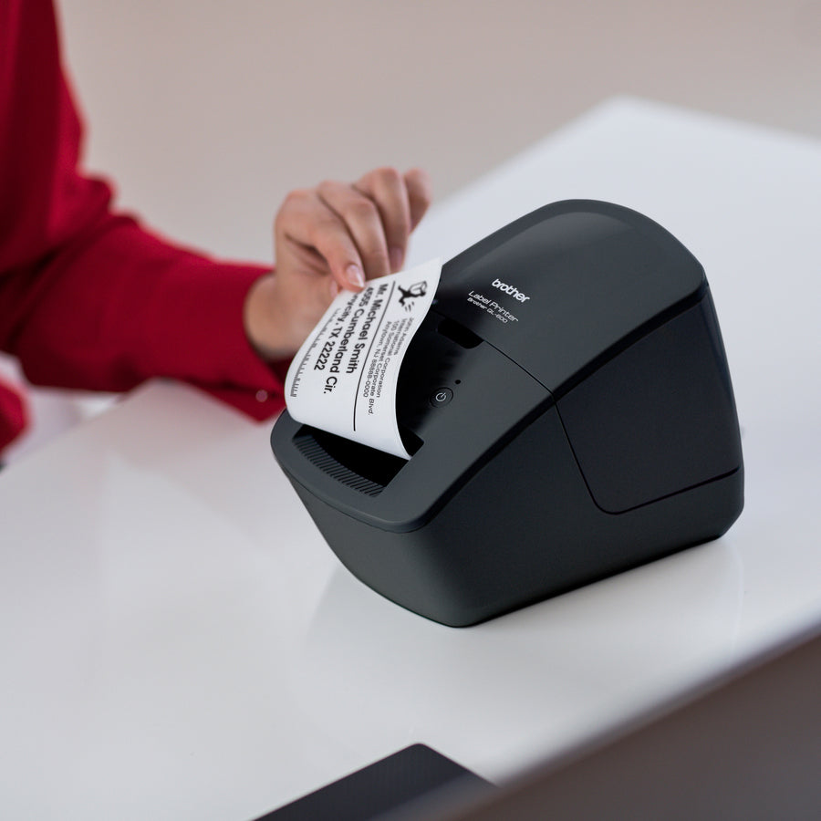 Imprimante thermique directe de bureau Brother QL-600 - Monochrome - Impression d'étiquettes - USB QL-600