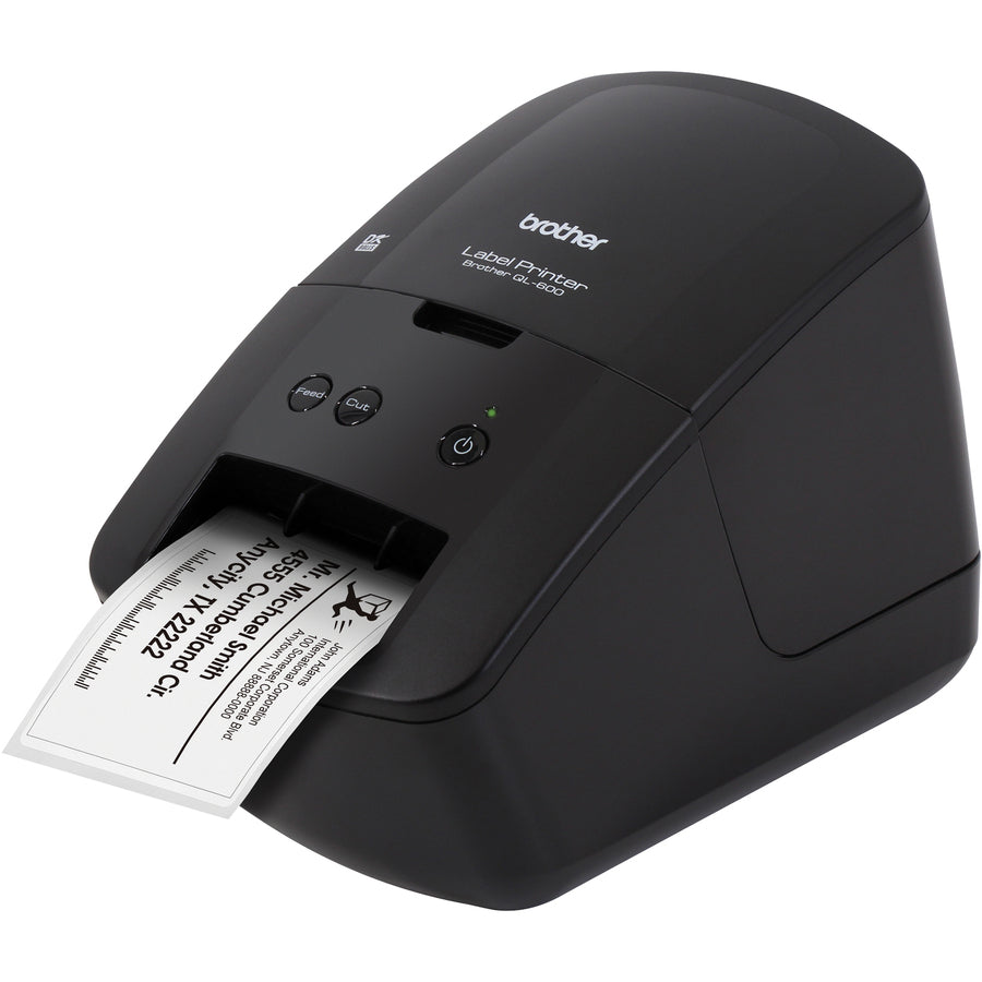 Imprimante thermique directe de bureau Brother QL-600 - Monochrome - Impression d'étiquettes - USB QL-600