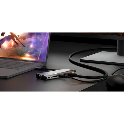 Belkin USB-C 6-in-1 Multiport Adapter, Laptop Docking Station, 4k HDMI, 100W Power Delivery AVC008BTSGY