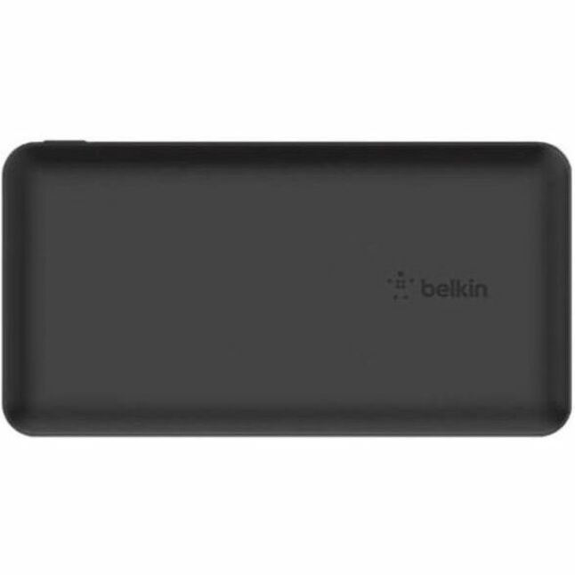 Chargeur portatif Belkin 15 W USB-C 3 ports - 10 000 mAh - 1 x USB-C (15 W), 2 x USB-A (10 W) - Chargeur portable - avec câble USB-C - Noir BPB011BTBK