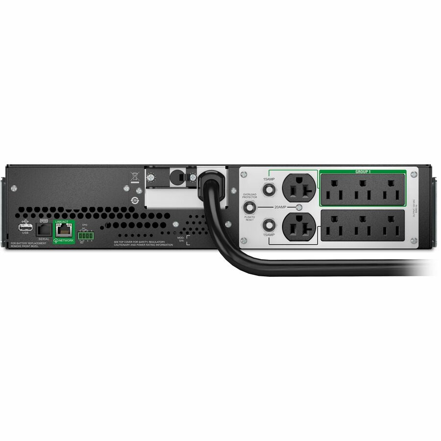 Onduleur Smart-UPS APC by Schneider Electric, lithium-ion, 3 000 VA, 120 V avec port SmartConnect et carte réseau SMTL3000RM2UCNC