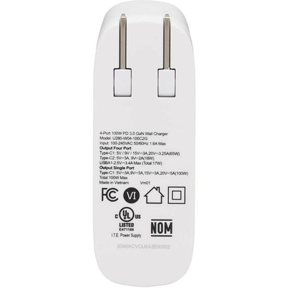 Adaptateur secteur Tripp Lite par Eaton U280-W04-100C2G U280-W04-100C2G
