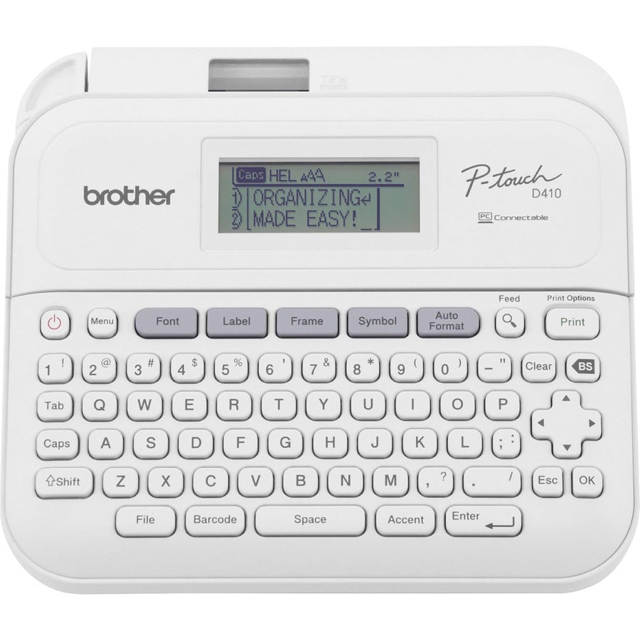 Brother P-Touch PT-D410AD Label Printer Gray PTD410