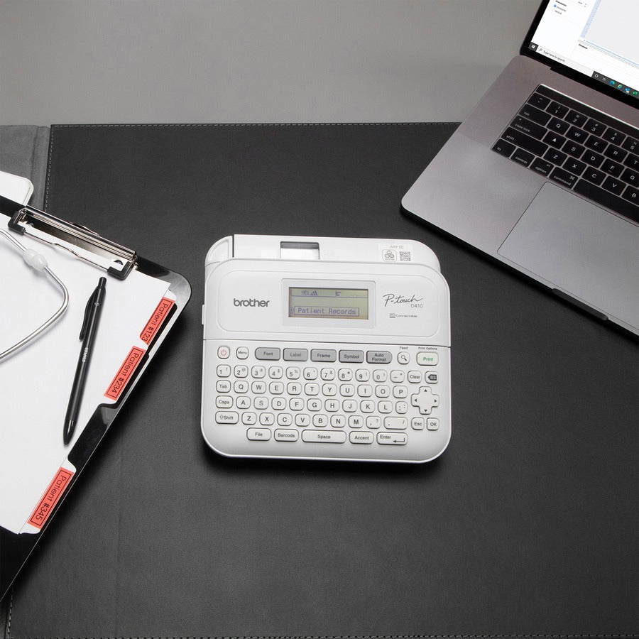 Brother P-Touch PT-D410AD Label Printer Gray PTD410