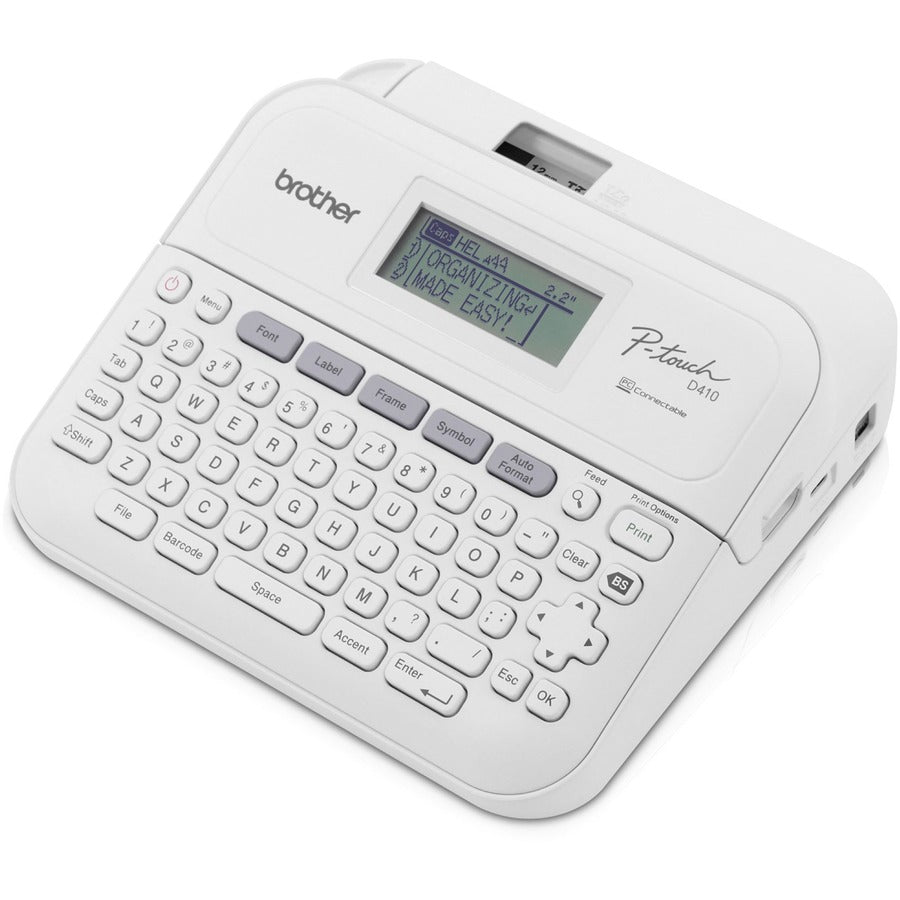Brother P-Touch PT-D410AD Label Printer Gray PTD410