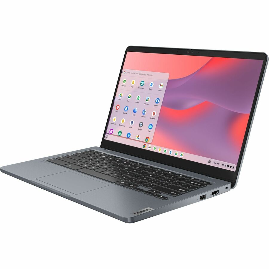 Lenovo 14e Chromebook Gen 3 82W60000CF Chromebook 14" - HD - Intel N-Series N100 - 4 Go - Mémoire Flash 32 Go - Clavier Français, Anglais - Gris Orage 82W60000CF