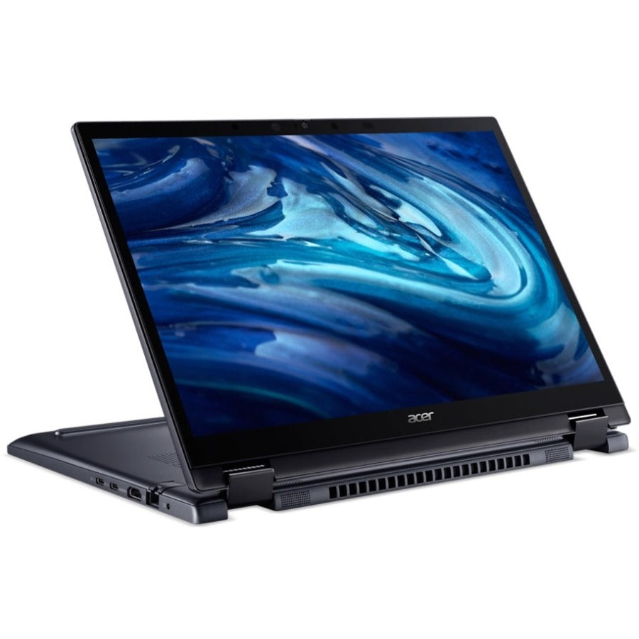 Acer TravelMate Spin P4 P414RN-41 TMP414RN-41-R305 Ordinateur portable convertible 2 en 1 à écran tactile 14" - WUXGA - AMD Ryzen 7 PRO 6850U - 16 Go - SSD 512 Go - Clavier anglais - Bleu ardoise NX.VUTAA.001