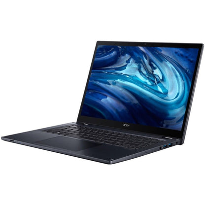 Acer TravelMate Spin P4 P414RN-41 TMP414RN-41-R305 Ordinateur portable convertible 2 en 1 à écran tactile 14" - WUXGA - AMD Ryzen 7 PRO 6850U - 16 Go - SSD 512 Go - Clavier anglais - Bleu ardoise NX.VUTAA.001