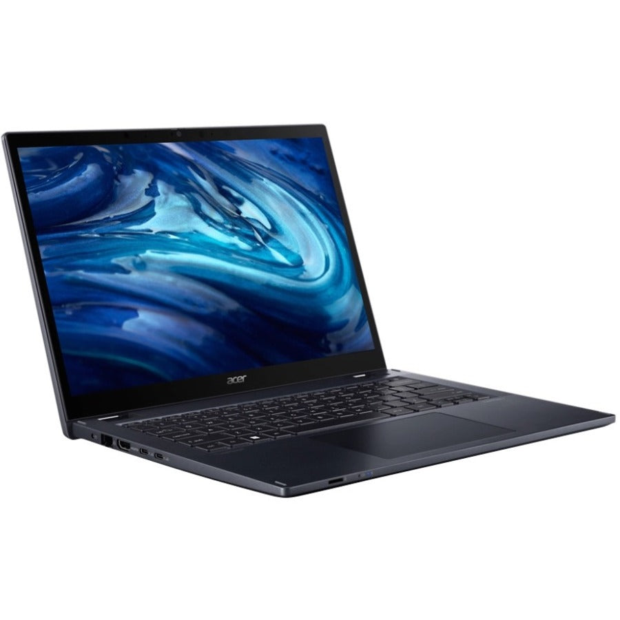 Acer TravelMate Spin P4 P414RN-41 TMP414RN-41-R305 Ordinateur portable convertible 2 en 1 à écran tactile 14" - WUXGA - AMD Ryzen 7 PRO 6850U - 16 Go - SSD 512 Go - Clavier anglais - Bleu ardoise NX.VUTAA.001