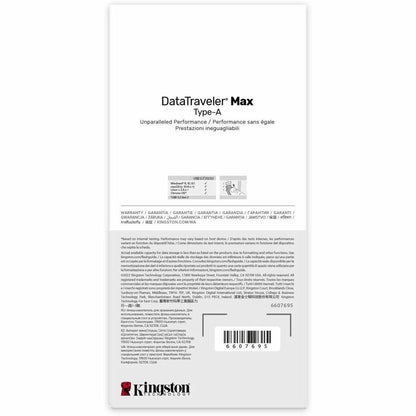 Kingston DataTraveler Max 512GB USB 3.2 (Gen 2) Type A Flash Drive DTMAXA/512GBCR