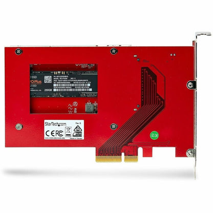 Adaptateur StarTech.com M.2 vers U.3, pour SSD M.2 NVMe, disque PCIe M.2 vers U.3 2,5 pouces (SFF-TA-1001), adaptateur/convertisseur hôte, conforme TAA 1M25-U3-M2-ADAPTER