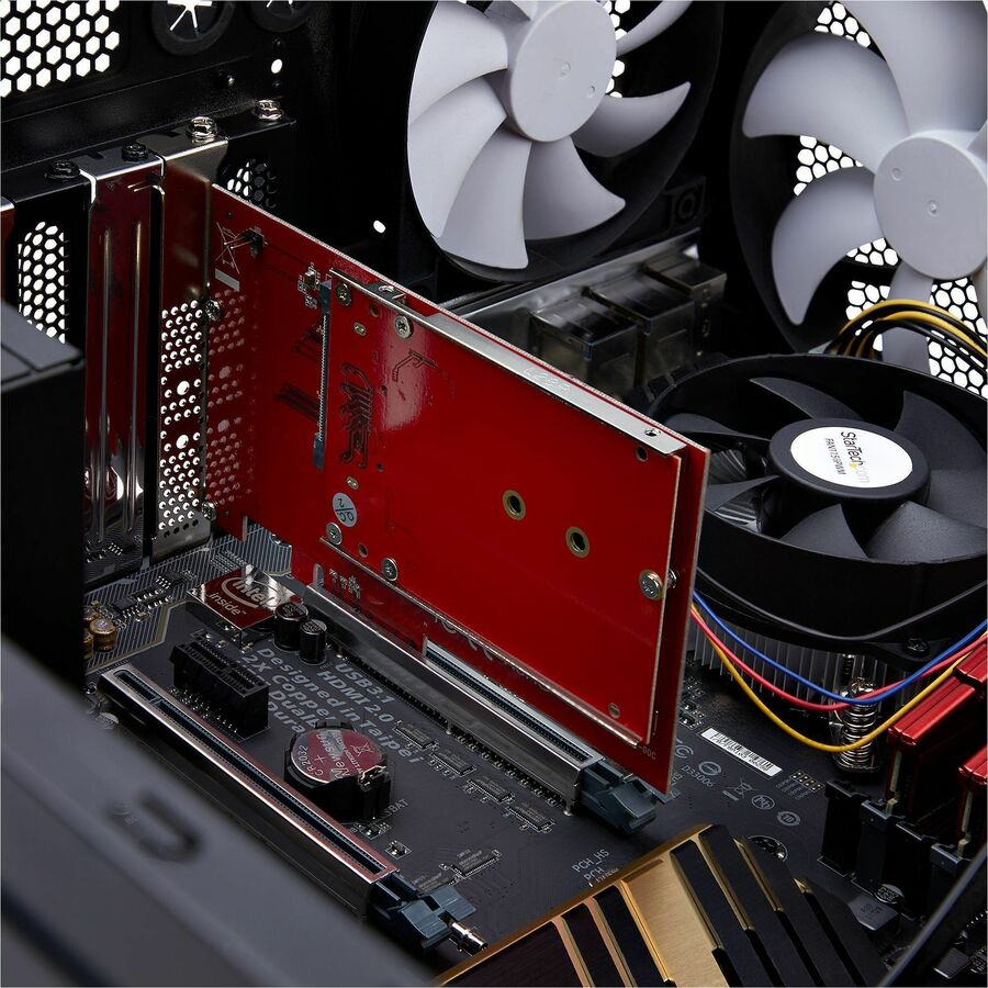 Adaptateur StarTech.com M.2 vers U.3, pour SSD M.2 NVMe, disque PCIe M.2 vers U.3 2,5 pouces (SFF-TA-1001), adaptateur/convertisseur hôte, conforme TAA 1M25-U3-M2-ADAPTER