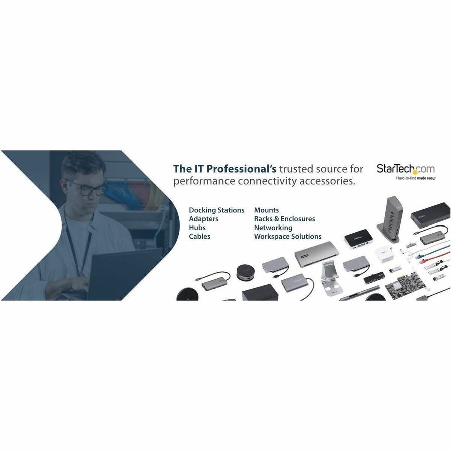 Adaptateur StarTech.com M.2 vers U.3, pour SSD M.2 NVMe, disque PCIe M.2 vers U.3 2,5 pouces (SFF-TA-1001), adaptateur/convertisseur hôte, conforme TAA 1M25-U3-M2-ADAPTER