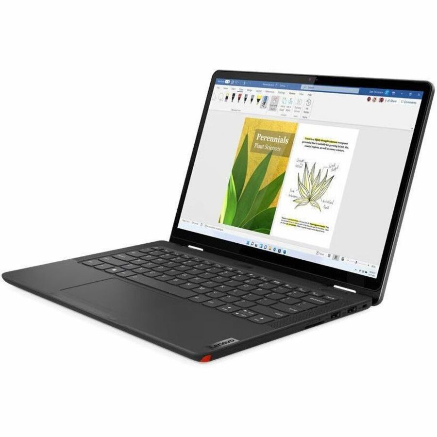 Ordinateur portable convertible 2 en 1 Lenovo 13w Yoga Gen 2 82YR0009US 13,3" à écran tactile - WUXGA - AMD Ryzen 5 7530U - 8 Go - SSD 256 Go - Clavier anglais (États-Unis) - Thunder Black 82YR0009US