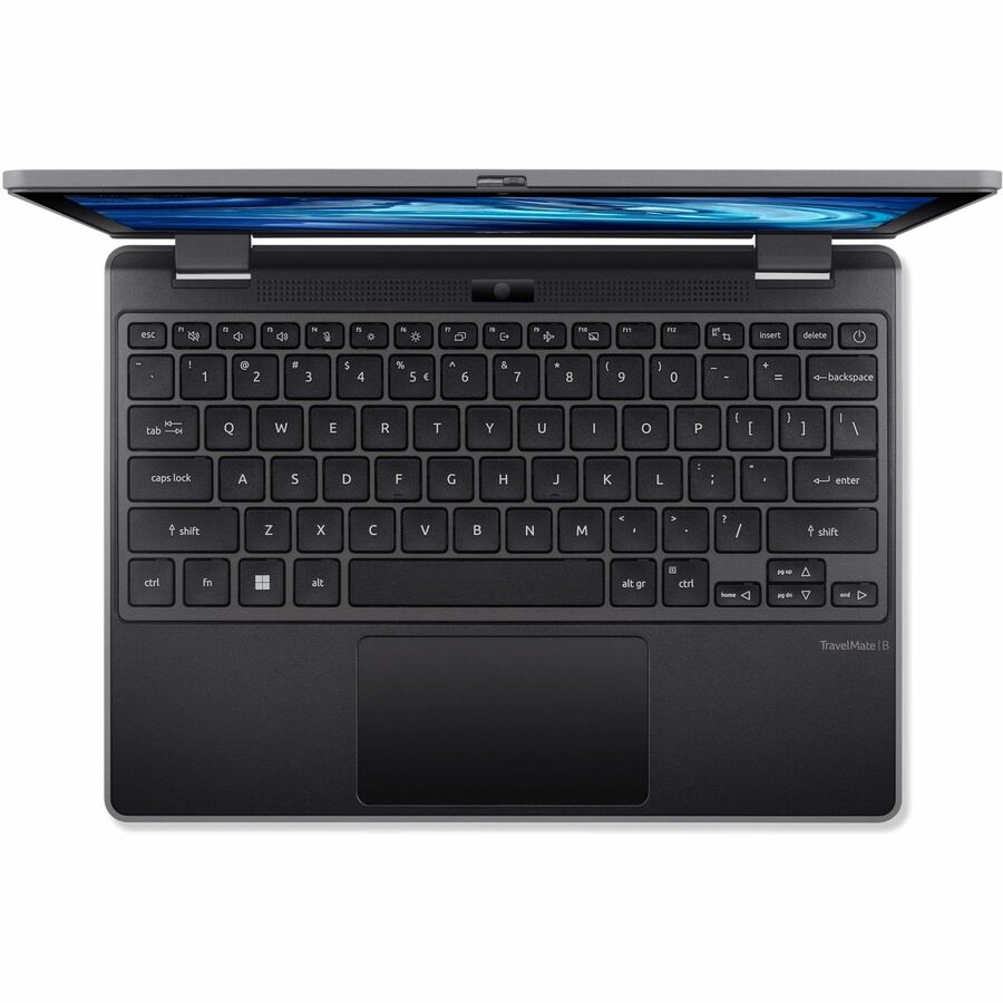 Acer TravelMate Spin B3 B311R-33 TMB311R-33-C04F Ordinateur portable convertible 2 en 1 à écran tactile 11,6" - WXGA - Intel N100 - 4 Go - Mémoire flash 128 Go - Clavier anglais - Noir NX.VYNAA.002