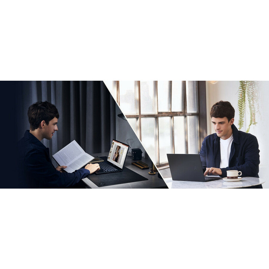 Asus Zenbook 14 OLED UM3402 UM3402YAR-DS71T-CA Ordinateur portable 14" à écran tactile - 2,8K - AMD Ryzen 7 7730U - 16 Go - SSD 1 To - Noir jade UM3402YAR-DS71T-CA