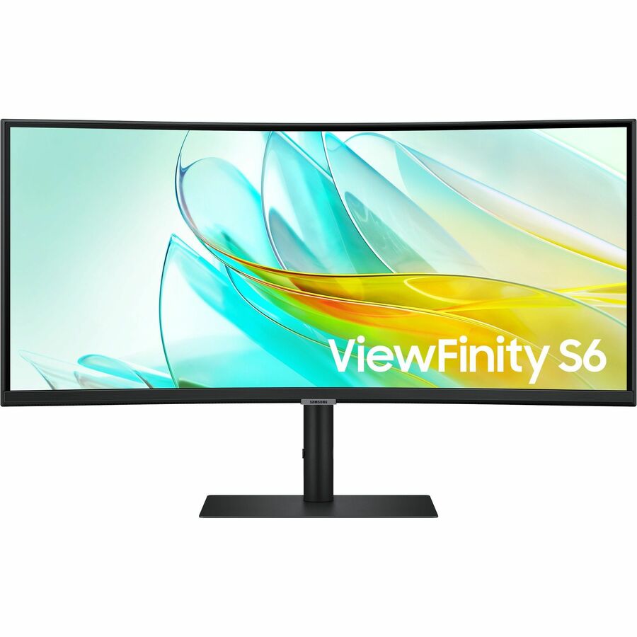 Moniteur LCD incurvé Samsung ViewFinity S6 S34C654UAN de classe 34 pouces UW-QHD - 21:9 - Noir LS34C654UANXGO