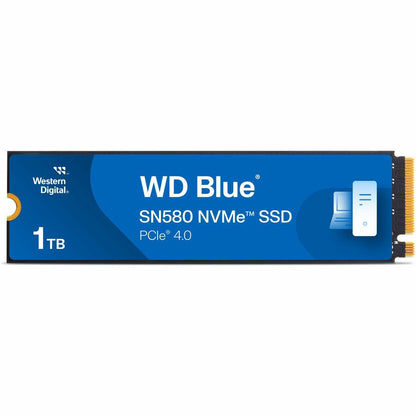 Disque SSD Western Digital Blue SN580 WDS100T3B0E 1 To - M.2 2280 interne - PCI Express NVMe (PCI Express NVMe 4.0 x4) - Bleu WDS100T3B0E