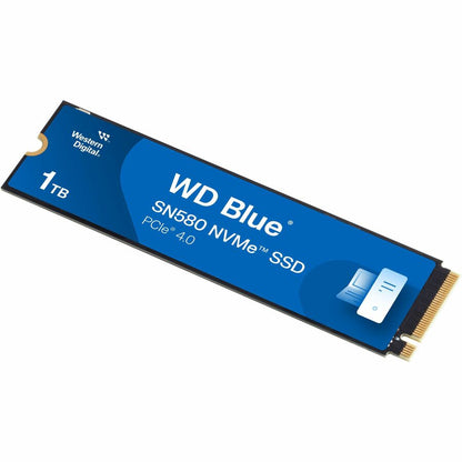 Disque SSD Western Digital Blue SN580 WDS100T3B0E 1 To - M.2 2280 interne - PCI Express NVMe (PCI Express NVMe 4.0 x4) - Bleu WDS100T3B0E