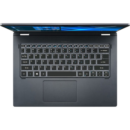 Acer TravelMate Spin P4 P414RN-51 TMP414RNA-51-77CJ Ordinateur portable convertible 2 en 1 à écran tactile 14" - Full HD - Intel Core i7 11e génération i7-1165G7 - 16 Go - SSD 512 Go - Clavier anglais - Bleu ardoise NX.VTSAA.004