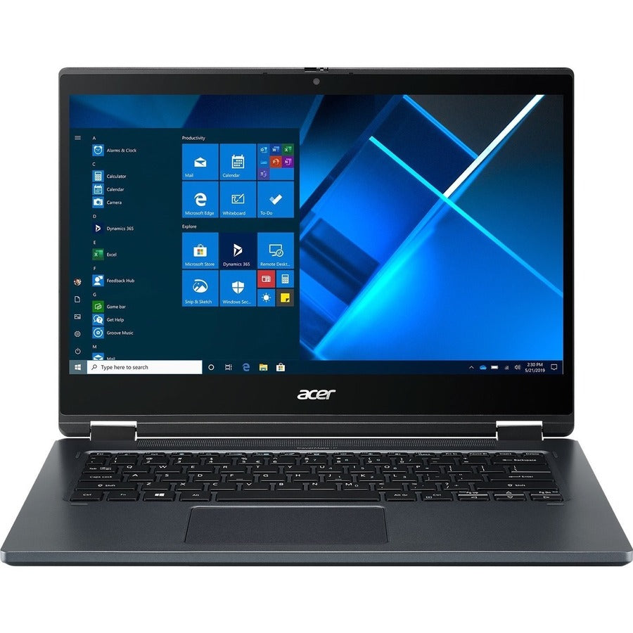 Acer TravelMate Spin P4 P414RN-51 TMP414RNA-51-77CJ Ordinateur portable convertible 2 en 1 à écran tactile 14" - Full HD - Intel Core i7 11e génération i7-1165G7 - 16 Go - SSD 512 Go - Clavier anglais - Bleu ardoise NX.VTSAA.004