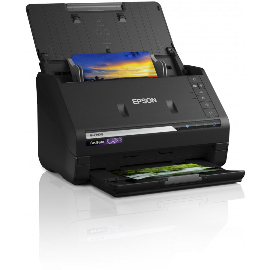 Scanner à feuilles Epson FastFoto FF-680W - 600 dpi optique B11B237201