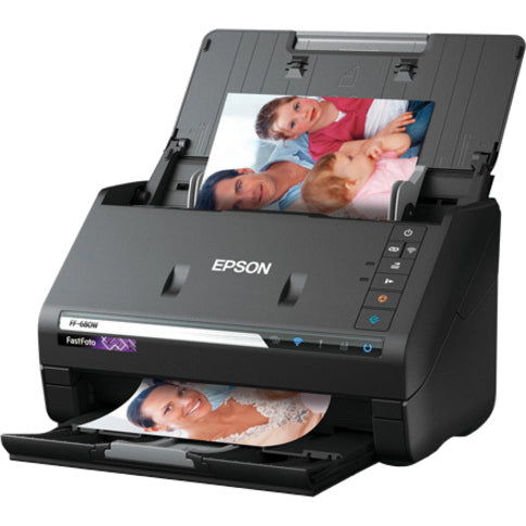 Scanner à feuilles Epson FastFoto FF-680W - 600 dpi optique B11B237201