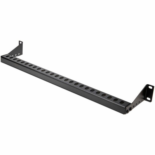 StarTech.com Barre de gestion de câbles horizontale 1U avec profondeur réglable, barre de laçage montable en rack de 19 pouces pour racks/armoires/panneaux de brassage organisés 12S-CABLE-LACING-BAR